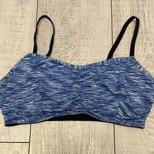 Motherhood Blue Patterned Nursing Bra